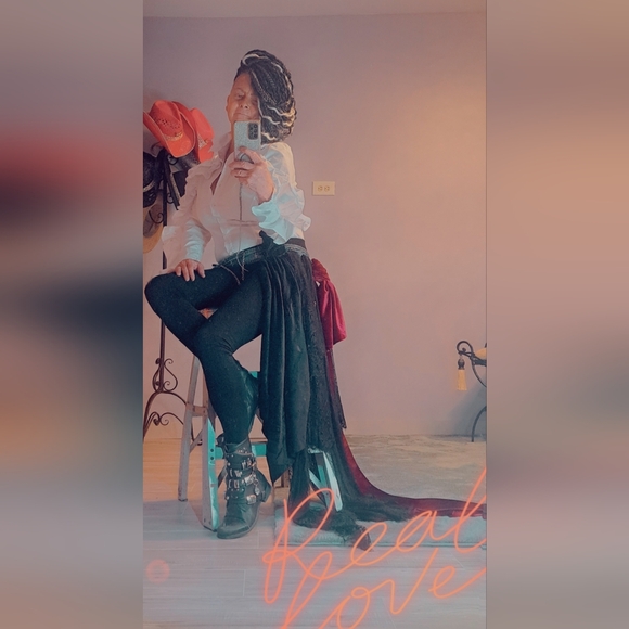 Dresses & Skirts - Gothic/Velvet BUSTLE SKIRT